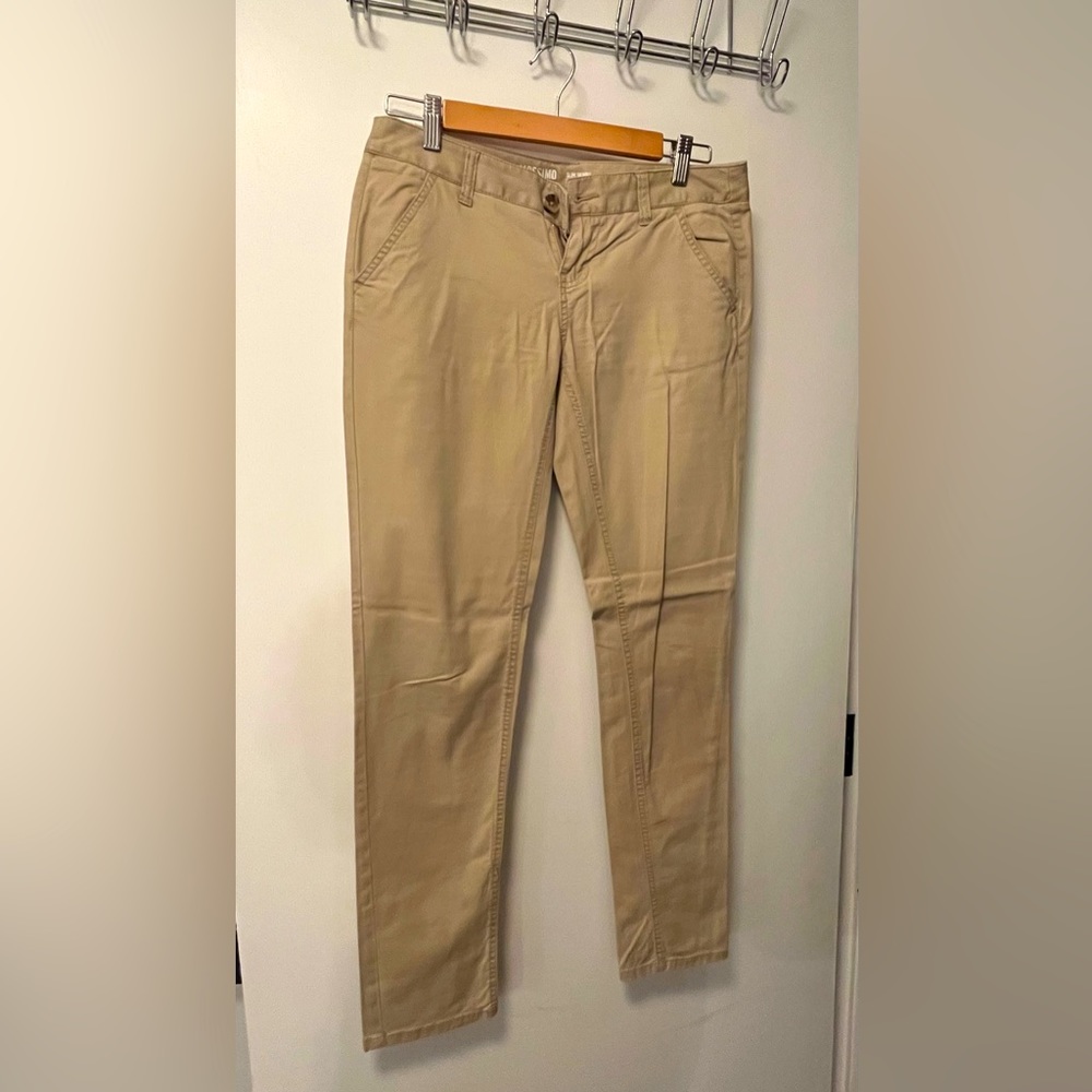 Mossimo beige pants, slim skinny pants